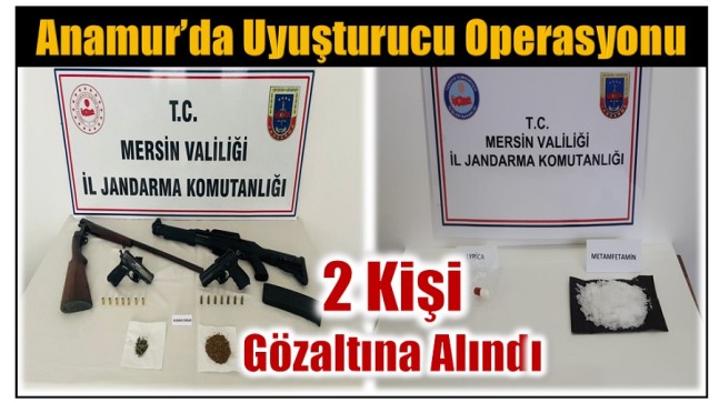 Anamur’daki Uyuşturucu Operasyonunda 2 Kişi Gözaltına Alındı