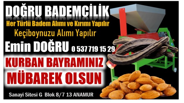 DOĞRU BADEMCİLİKTEN ” KURBAN BAYRAMI MESAJI “